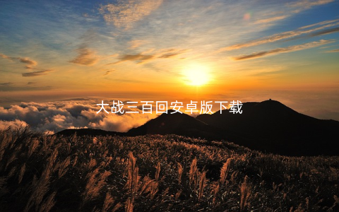 大战三百回安卓版下载