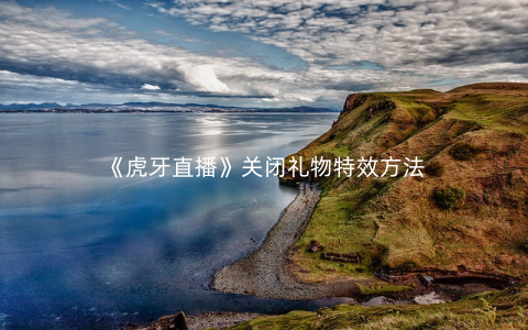 《虎牙直播》关闭礼物特效方法