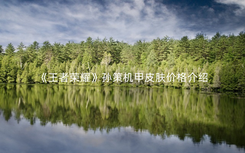 《王者荣耀》孙策机甲皮肤价格介绍