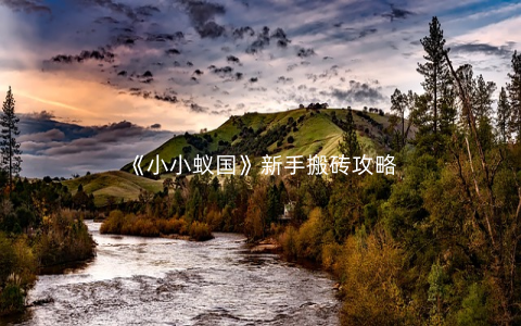 《小小蚁国》新手搬砖攻略