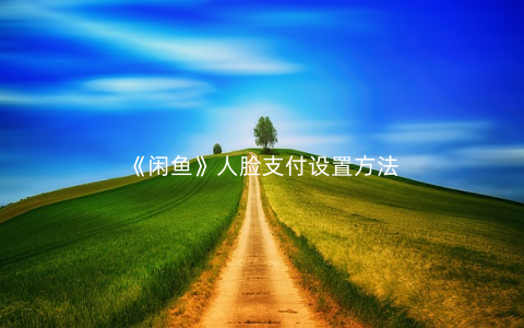 《闲鱼》人脸支付设置方法