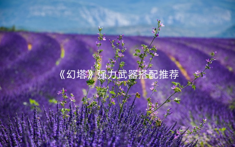 《幻塔》强力武器搭配推荐