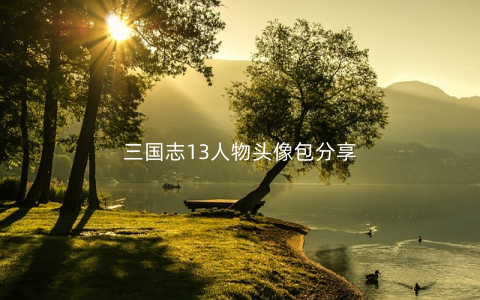 三国志13人物头像包分享