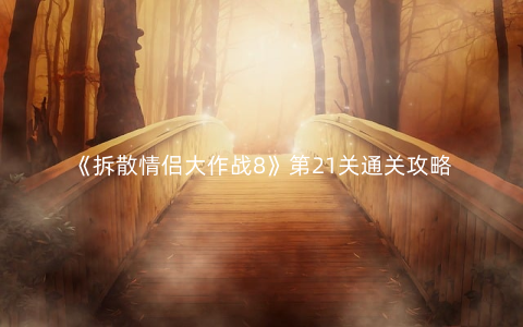 《拆散情侣大作战8》第21关通关攻略