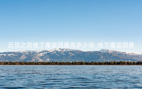 云顶之弈地下魔盗团最高多少级-地下魔盗团最高盗窃等级介绍