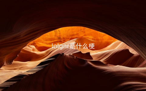 lolgnr是什么梗
