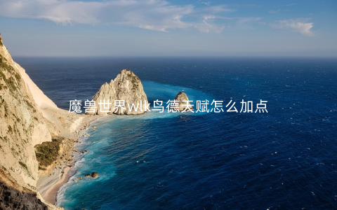 魔兽世界wlk鸟德天赋怎么加点