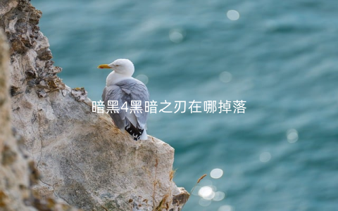 暗黑4黑暗之刃在哪掉落