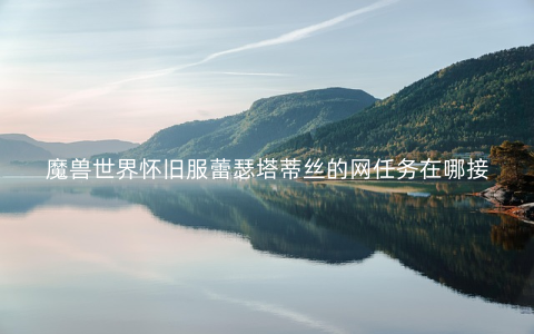 魔兽世界怀旧服蕾瑟塔蒂丝的网任务在哪接