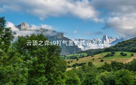 云顶之弈s9打气盖伦阵容怎么玩