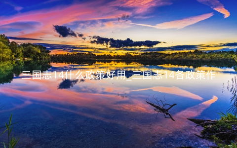 三国志14什么政策好用_三国志14各政策作用详解