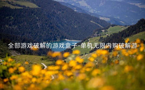 全部游戏破解的游戏盒子-单机无限内购破解游戏盒子大全