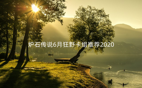 炉石传说6月狂野卡组推荐2020